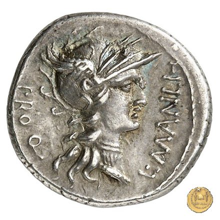 367/3 - denario L. Manlius L.f. Torquatus / L. Cornelius Sulla Felix 82 BC (Itinerante con Silla)