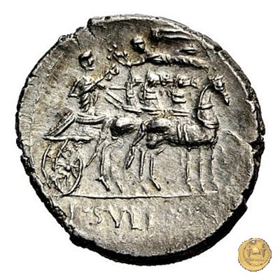 367/3 - denario L. Manlius L.f. Torquatus / L. Cornelius Sulla Felix 82 BC (Itinerante con Silla)