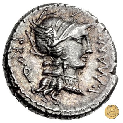 367/5 - denario L. Manlius L.f. Torquatus / L. Cornelius Sulla Felix 82 BC (Itinerante con Silla)