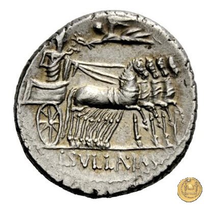 367/5 - denario L. Manlius L.f. Torquatus / L. Cornelius Sulla Felix 82 BC (Itinerante con Silla)