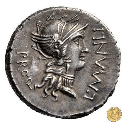 367/5 - denario L. Manlius L.f. Torquatus / L. Cornelius Sulla Felix 82 BC (Itinerante con Silla)