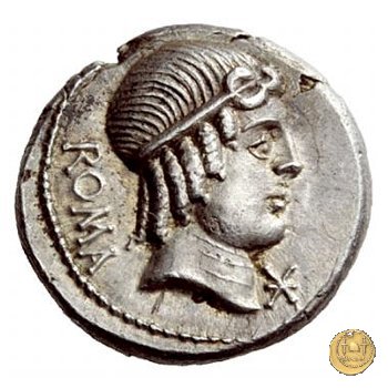369/1 - denario Q. Caecilius Metellus Pius 82-80 BC (Roma)