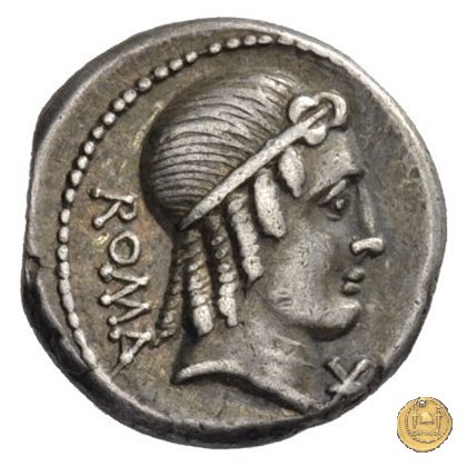 369/1 - denario Q. Caecilius Metellus Pius 82-80 BC (Roma)