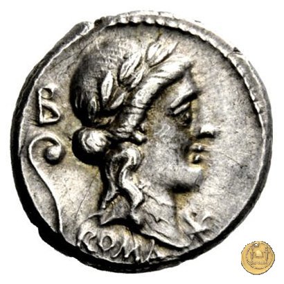 370/1 - denario C. Servilius Vatia Isauricus 82-80 BC (Roma)