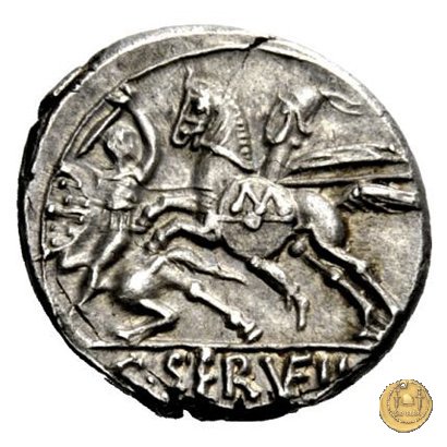 370/1 - denario C. Servilius Vatia Isauricus 82-80 BC (Roma)