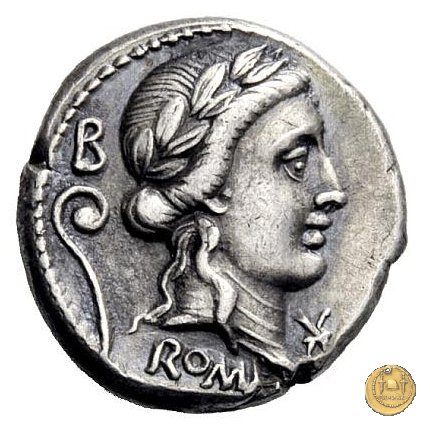 370/1 - denario C. Servilius Vatia Isauricus 82-80 BC (Roma)