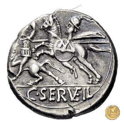 370/1 - denario C. Servilius Vatia Isauricus 82-80 BC (Roma)