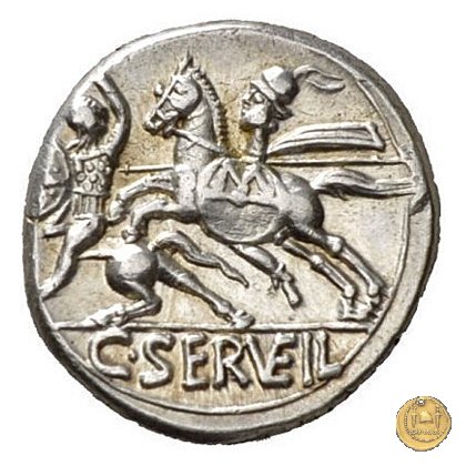 370/1 - denario C. Servilius Vatia Isauricus 82-80 BC (Roma)