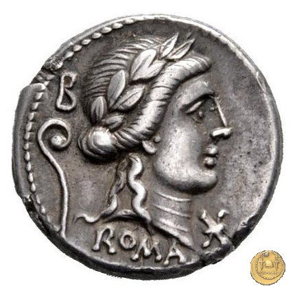 370/1 - denario C. Servilius Vatia Isauricus 82-80 BC (Roma)