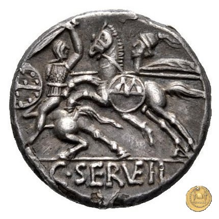 370/1 - denario C. Servilius Vatia Isauricus 82-80 BC (Roma)