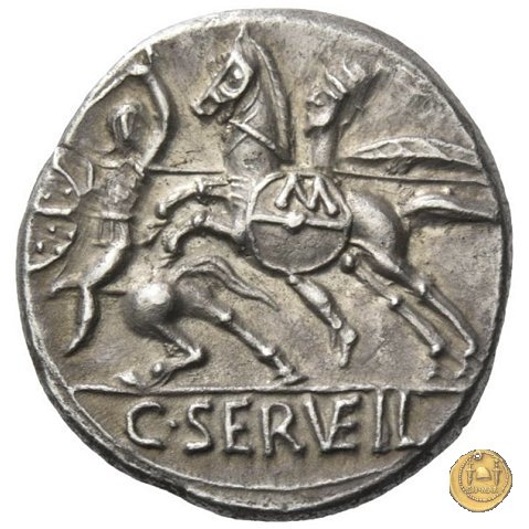 370/1 - denario C. Servilius Vatia Isauricus 82-80 BC (Roma)