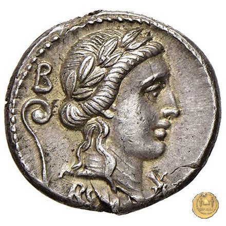370/1 - denario C. Servilius Vatia Isauricus 82-80 a.C. (Roma)