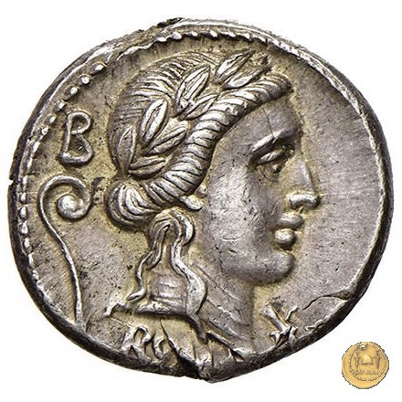 370/1 - denario C. Servilius Vatia Isauricus 82-80 BC (Roma)