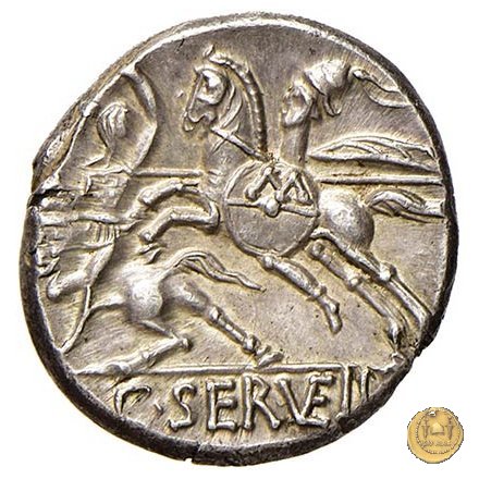 370/1 - denario C. Servilius Vatia Isauricus 82-80 BC (Roma)