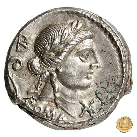 370/1 - denario C. Servilius Vatia Isauricus 82-80 BC (Roma)