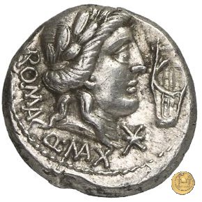 371/1 - denario Q. Fabius Maximus 82-80 BC (Roma)