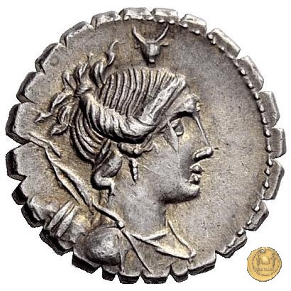 372/1 - denario A. Postumius A.f. Sp.n. Albinus 81 BC (Roma)