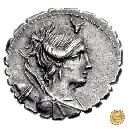 372/1 - denario A. Postumius A.f. Sp.n. Albinus 81 BC (Roma)