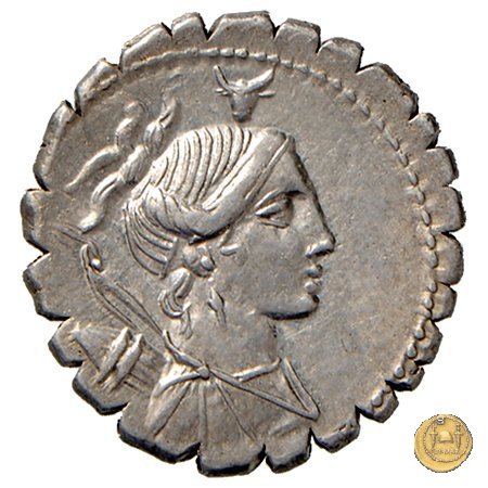 372/1 - denario A. Postumius A.f. Sp.n. Albinus 81 BC (Roma)