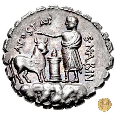 372/1 - denario A. Postumius A.f. Sp.n. Albinus 81 BC (Roma)