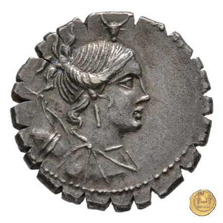 372/1 - denario A. Postumius A.f. Sp.n. Albinus 81 BC (Roma)