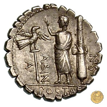 372/2 - denario A. Postumius A.f. Sp.n. Albinus 81 BC (Roma)