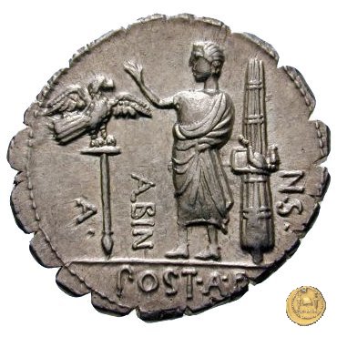 372/2 - denario A. Postumius A.f. Sp.n. Albinus 81 BC (Roma)