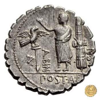 372/2 - denario A. Postumius A.f. Sp.n. Albinus 81 BC (Roma)