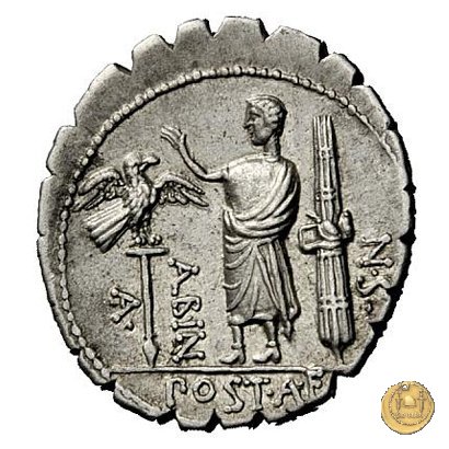 372/2 - denario A. Postumius A.f. Sp.n. Albinus 81 BC (Roma)