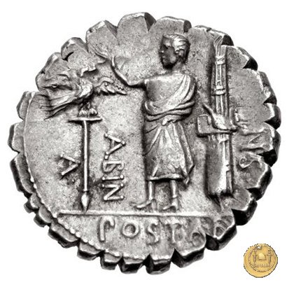 372/2 - denario A. Postumius A.f. Sp.n. Albinus 81 BC (Roma)