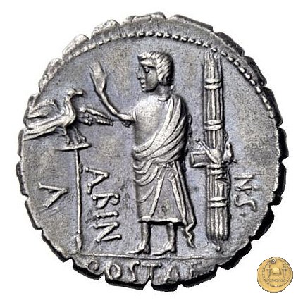 372/2 - denario A. Postumius A.f. Sp.n. Albinus 81 BC (Roma)