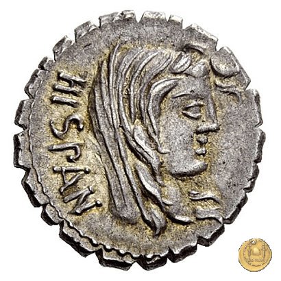 372/2 - denario A. Postumius A.f. Sp.n. Albinus 81 BC (Roma)