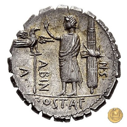 372/2 - denario A. Postumius A.f. Sp.n. Albinus 81 BC (Roma)