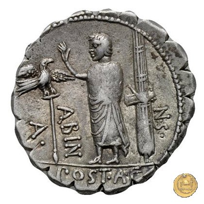 372/2 - denario A. Postumius A.f. Sp.n. Albinus 81 BC (Roma)