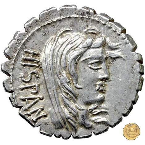 372/2 - denario A. Postumius A.f. Sp.n. Albinus 81 BC (Roma)