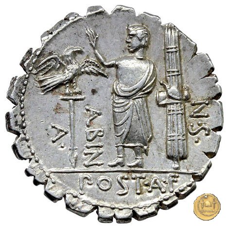 372/2 - denario A. Postumius A.f. Sp.n. Albinus 81 BC (Roma)