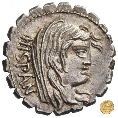 372/2 - denario A. Postumius A.f. Sp.n. Albinus 81 BC (Roma)