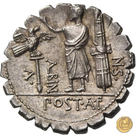 372/2 - denario A. Postumius A.f. Sp.n. Albinus 81 BC (Roma)