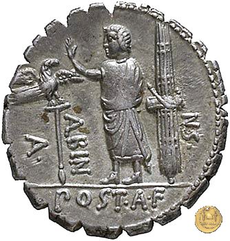 372/2 - denario A. Postumius A.f. Sp.n. Albinus 81 BC (Roma)