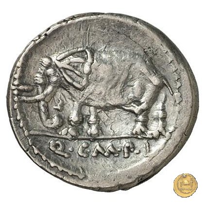 374/1 - denario Q. Caecilius Metellus Pius 81 BC (Nord Italia)