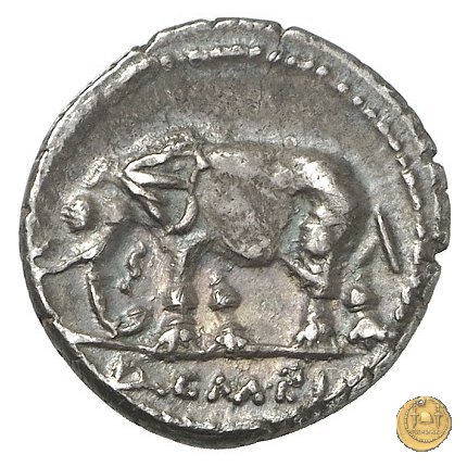 374/1 - denario Q. Caecilius Metellus Pius 81 BC (Nord Italia)
