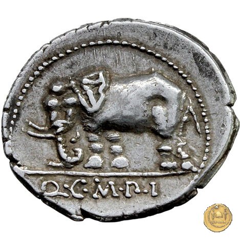 374/1 - denario Q. Caecilius Metellus Pius 81 BC (Nord Italia)