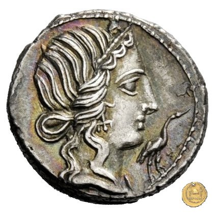 374/1 - denario Q. Caecilius Metellus Pius 81 BC (Nord Italia)