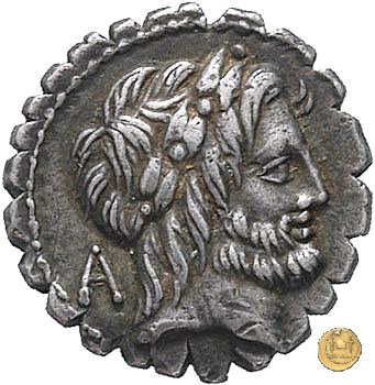 377/1 - denario L. Volteius (Volumnius) L.f. Strabo 81 BC (Roma)