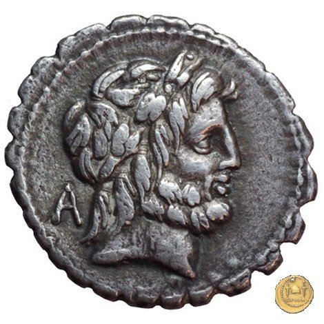 377/1 - denario L. Volteius (Volumnius) L.f. Strabo 81 BC (Roma)