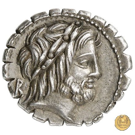 377/1 - denario L. Volteius (Volumnius) L.f. Strabo 81 BC (Roma)