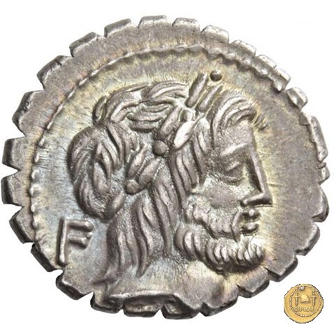 377/1 - denario L. Volteius (Volumnius) L.f. Strabo 81 BC (Roma)