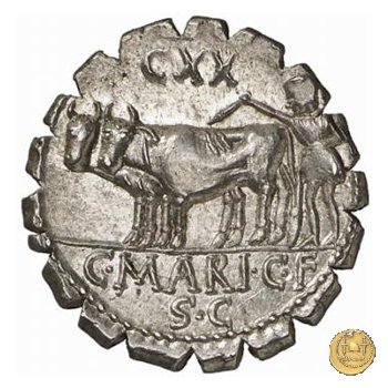 378/1 - denario C. Marius C.f. Capito 81 BC (Roma)