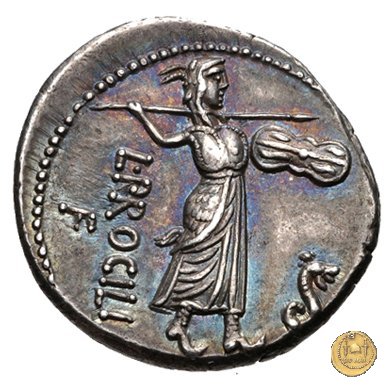 379/1 - denario L. Procilius 80 BC (Roma)