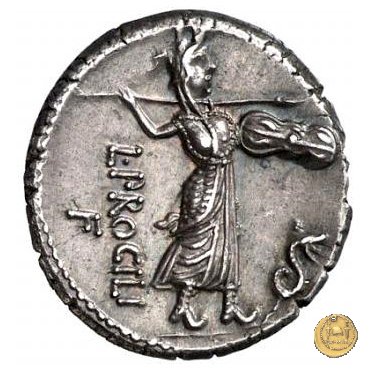 379/1 - denario L. Procilius 80 BC (Roma)